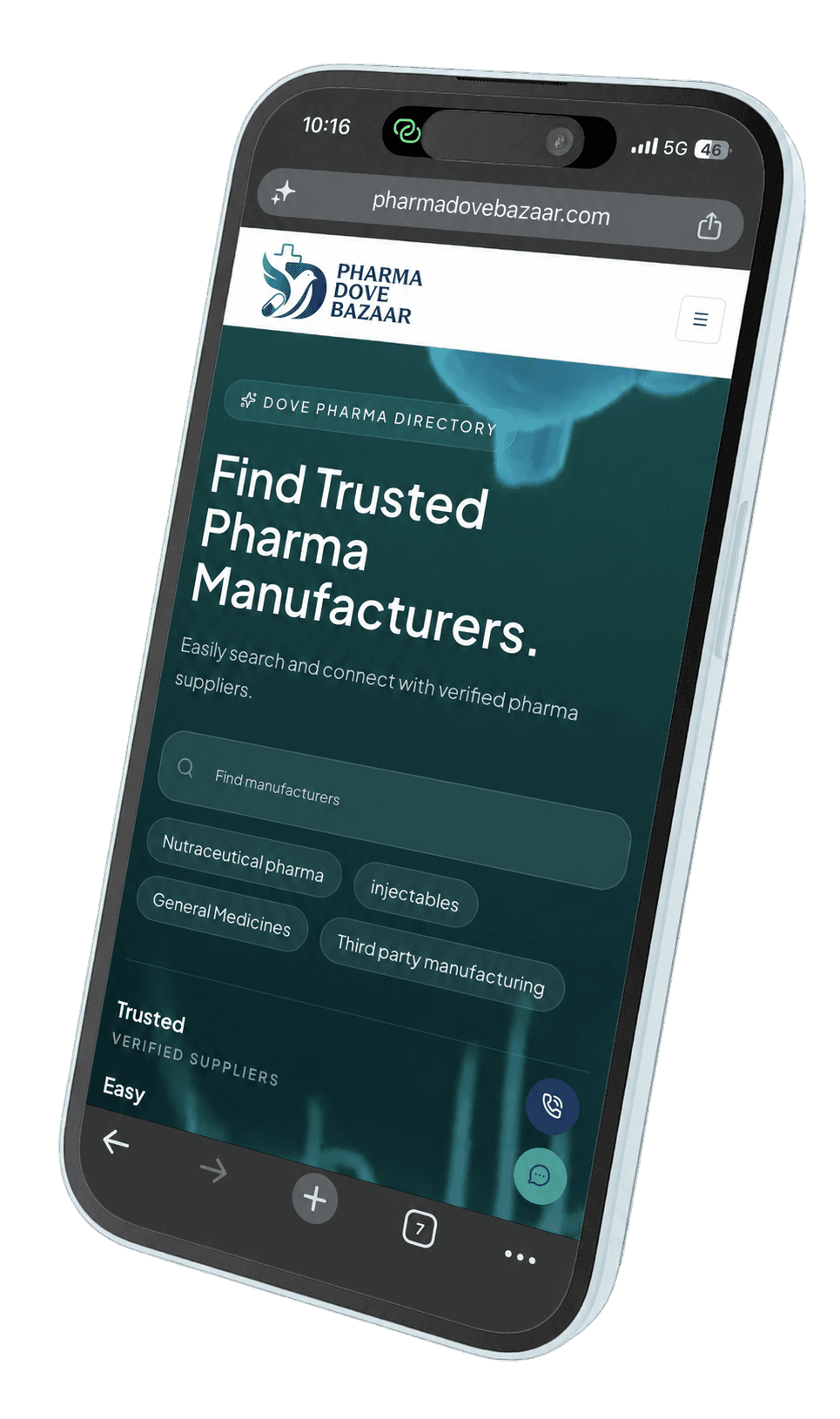 SalesVera App Mockup