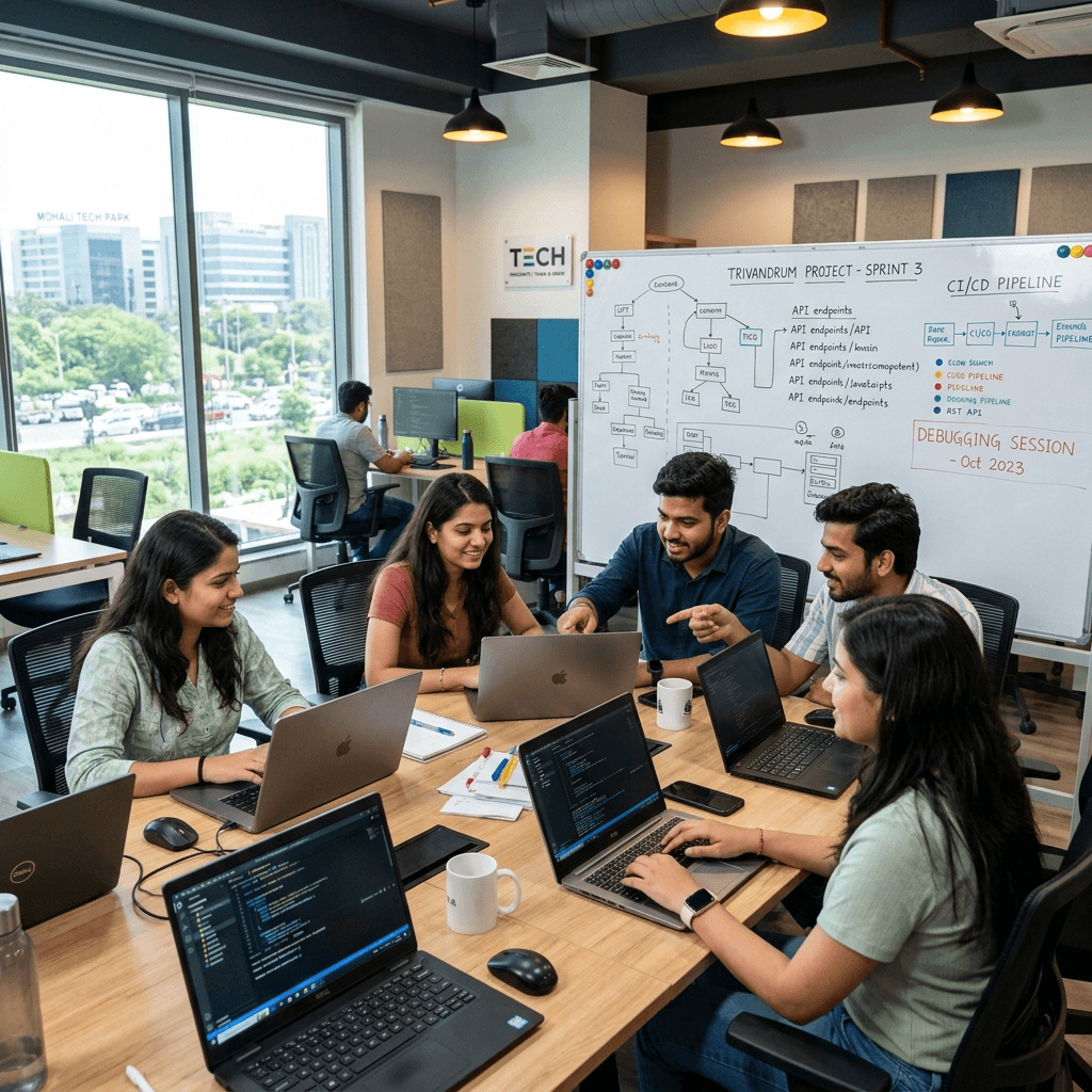 Upskilling Freshers for a Mohali Tech Company